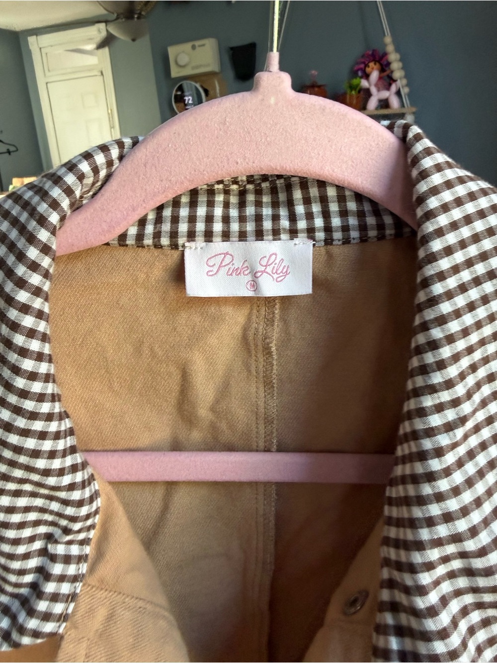 Pink Lily Corduroy Jacket with Button Front - Picture 4 of 4